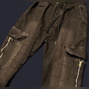 Men's Black Cargo Pants